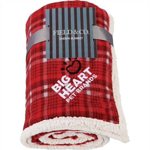 Field & Co.® Plaid Sherpa Blanket
