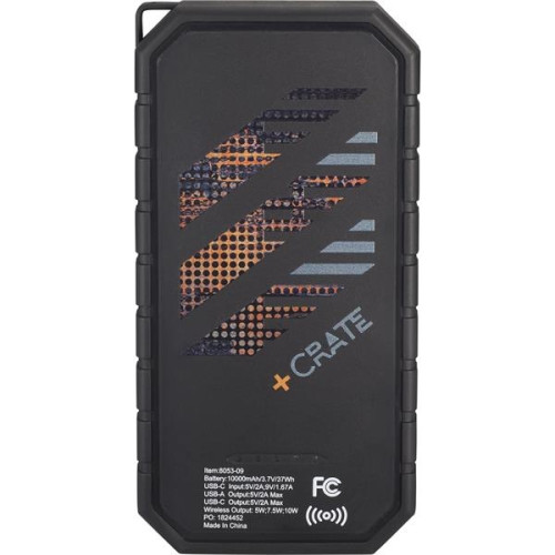 High Sierra® IPX 5 Solar Fast Wireless Power Bank