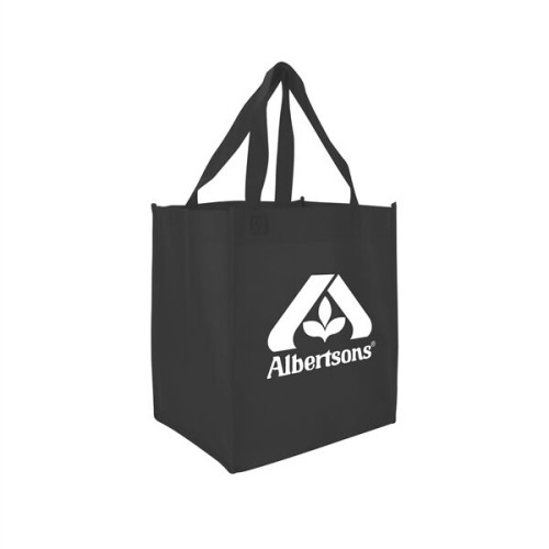 10.5"w x 11.75"h with 8" Gusset Shopping Tote