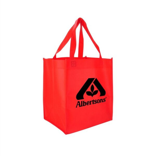 10.5"w x 11.75"h with 8" Gusset Shopping Tote