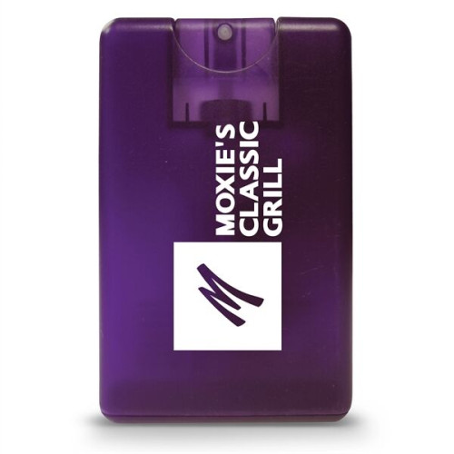 Credit Card Style Antibacterial Hand Sanitizer Spray