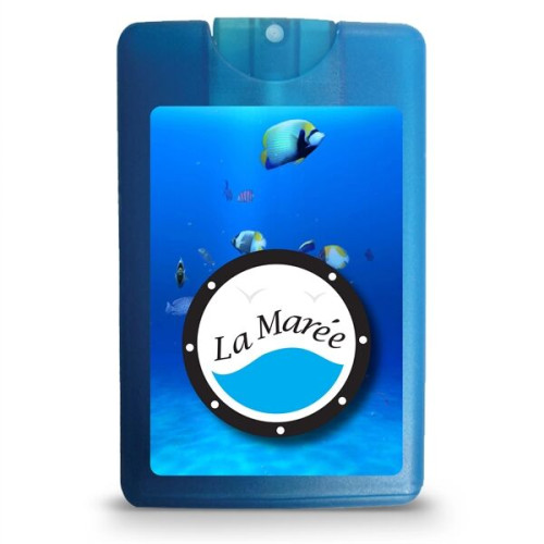 Credit Card Style Antibacterial Hand Sanitizer Spray