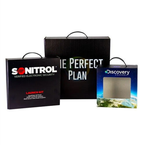 7.25" x 4" x 4" E-Flute Handle box Double Side