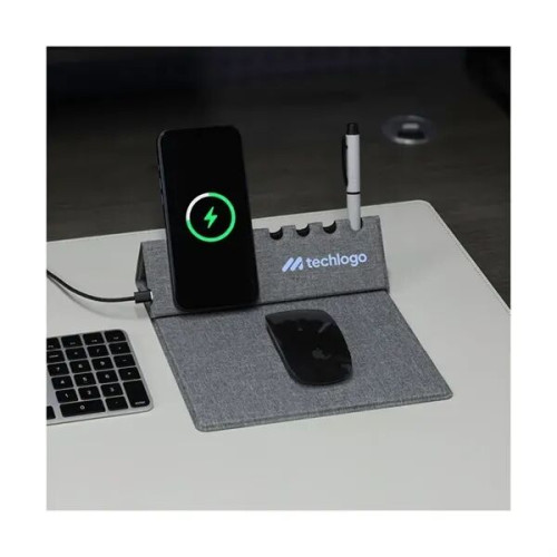 EvoPad Charge 2 RPET Desktop Organizer / Wireless Charger