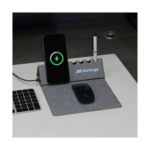 EvoPad Charge 2 RPET Desktop Organizer / Wireless Charger
