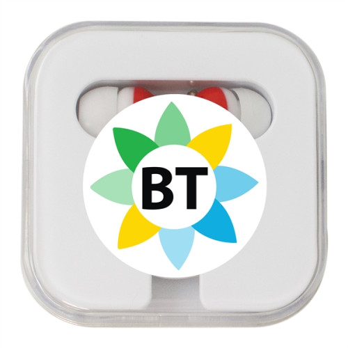 Earbuds with Square Case