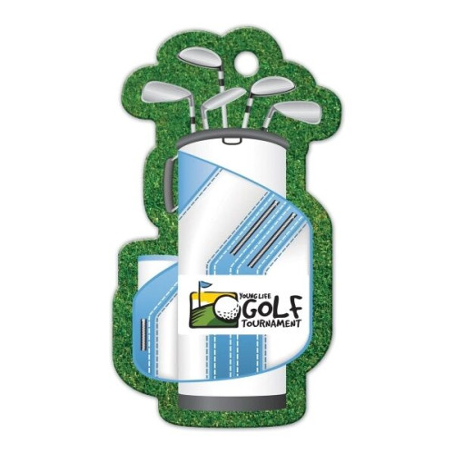 Golf Bag Shaped Luggage Tag