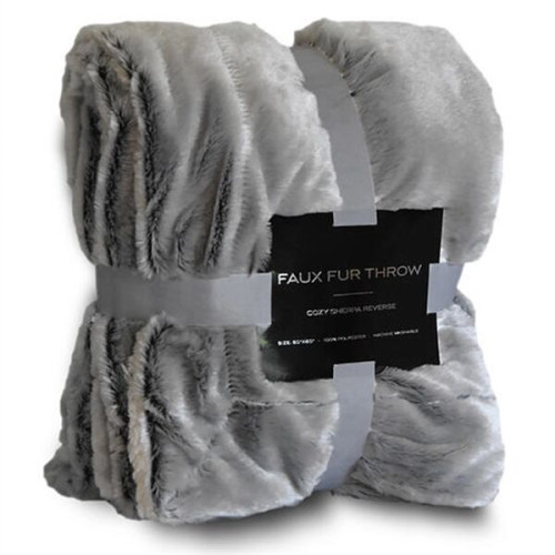 Faux Fur Throw