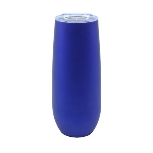 14 oz. Stainless Steel Champagne Flute w/ Rubberized Finish