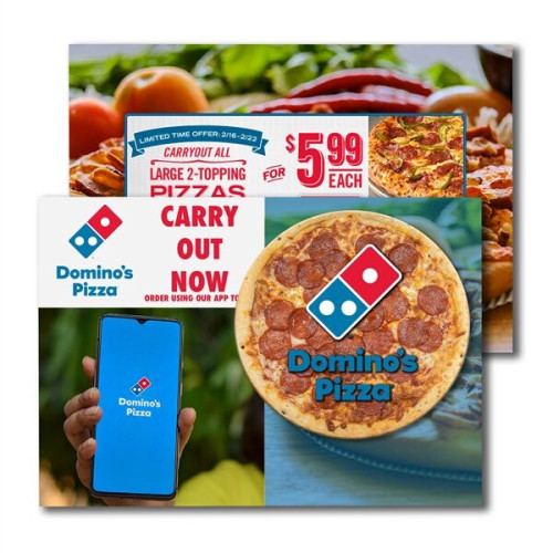 Post Card with Full Color Round Cork Coaster