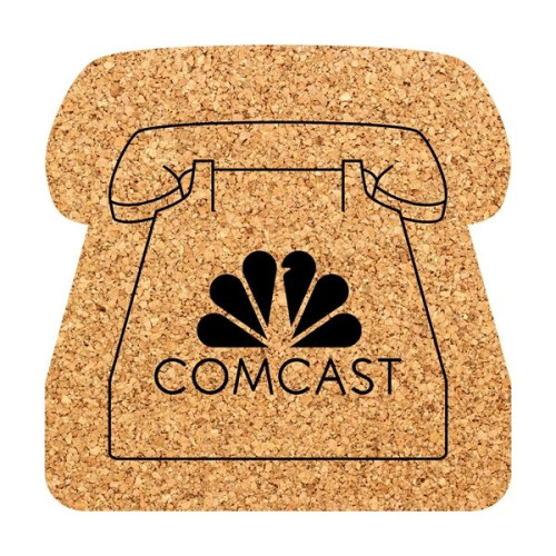 Phone Shaped Cork Coaster