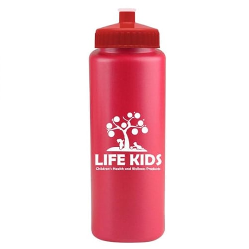 The Athlete - 32 Oz. Sports Bottle W/ Push Pull Lid