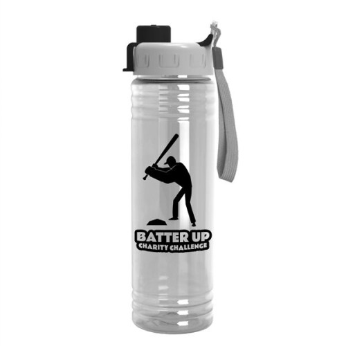 24 oz. Slim Fit Water Bottle with Quick Snap Lid