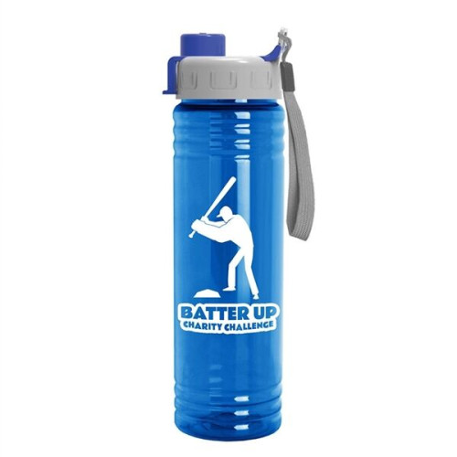24 oz. Slim Fit Water Bottle with Quick Snap Lid