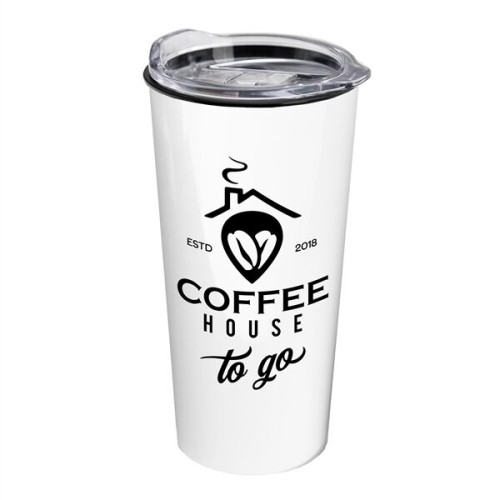 The Roadmaster - 18 oz. Travel Tumbler With Clear Slide Lid