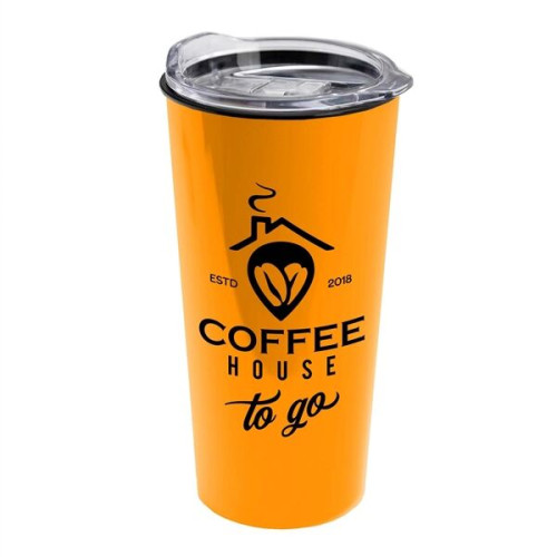 The Roadmaster - 18 oz. Travel Tumbler With Clear Slide Lid