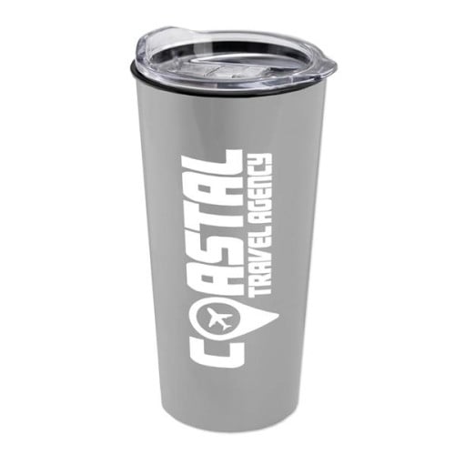 18 oz. Metallic Explorer Tumbler with Clear Slide lid