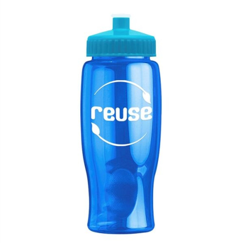 Poly-Pure 27 oz Transparent Bottles