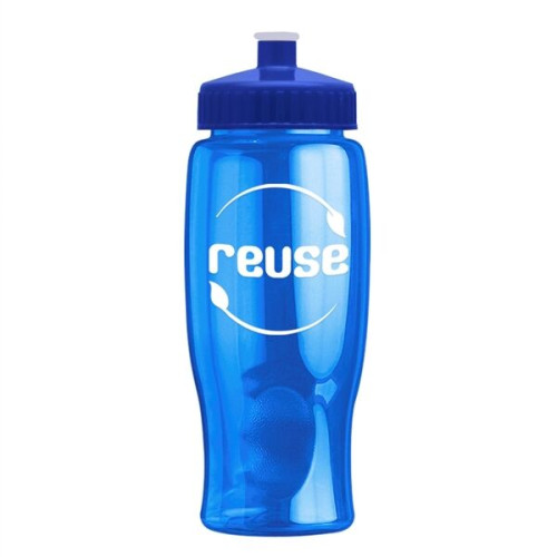 Poly-Pure 27 oz Transparent Bottles