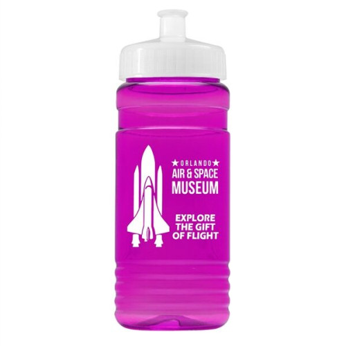 20 Oz. Recycled PETE Bottle With Push-Pull Lid