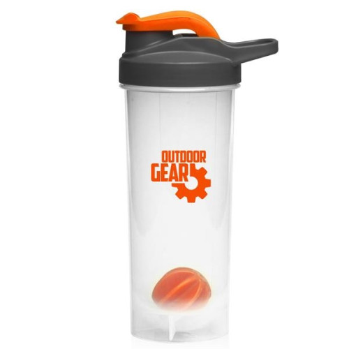 24 oz. Plastic Shaker Bottles With Mixer