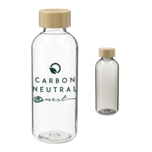 Sona 22oz RPET Reusable Bottle w/ FSC Bamboo lid