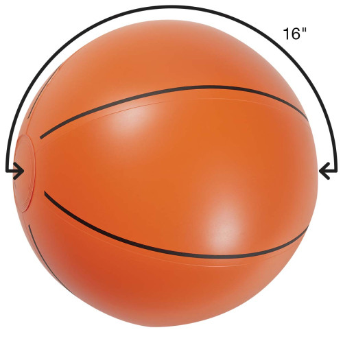 16" Basketball Beach Ball