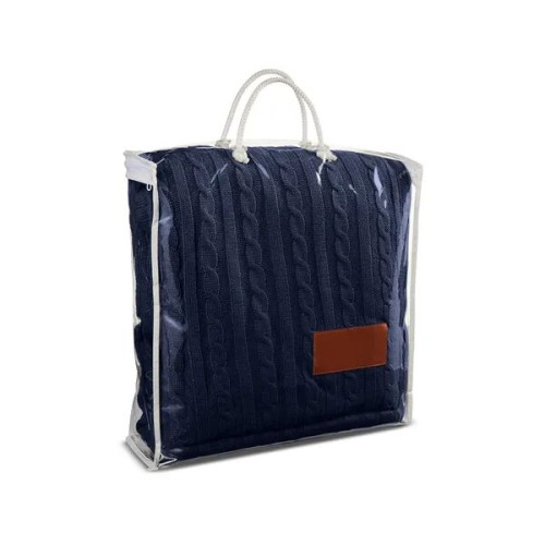 Leeman Cable Knit Sherpa Throw