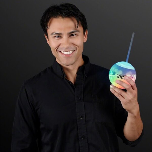 LED Disco Ball Tumbler Cup, Deluxe Light Base