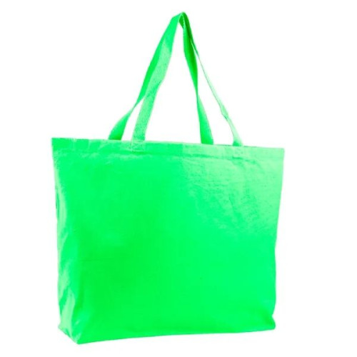 Canvas Jumbo Tote 20" W x 15" H x 5" Gusset Bag