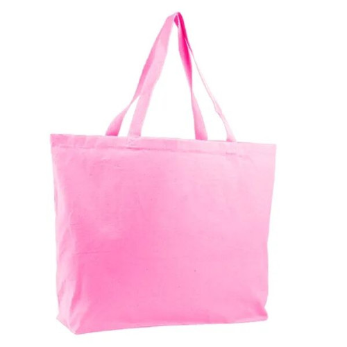 Canvas Jumbo Tote 20" W x 15" H x 5" Gusset Bag