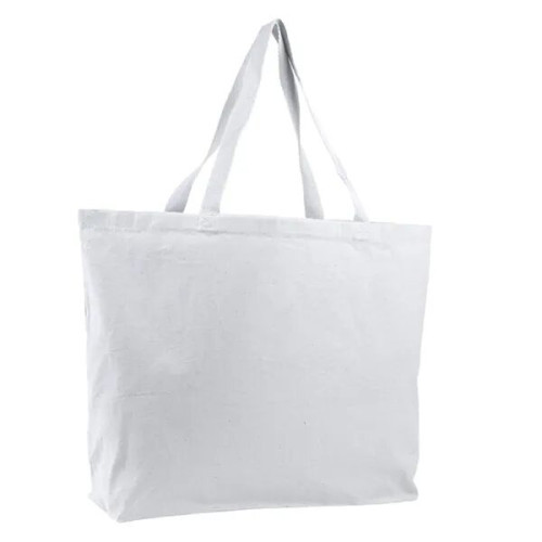 Canvas Jumbo Tote 20" W x 15" H x 5" Gusset Bag