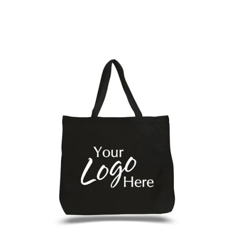 Canvas Jumbo Tote 20" W x 15" H x 5" Gusset Bag