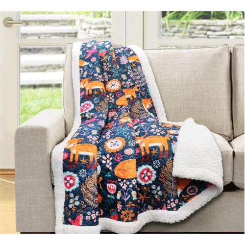 Micro-Mink Sherpa Plush 30" x 40" Blanket