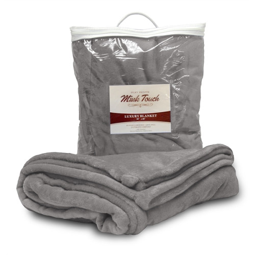 Mink Touch Luxury Throw Blanket (Domestically Decorated)