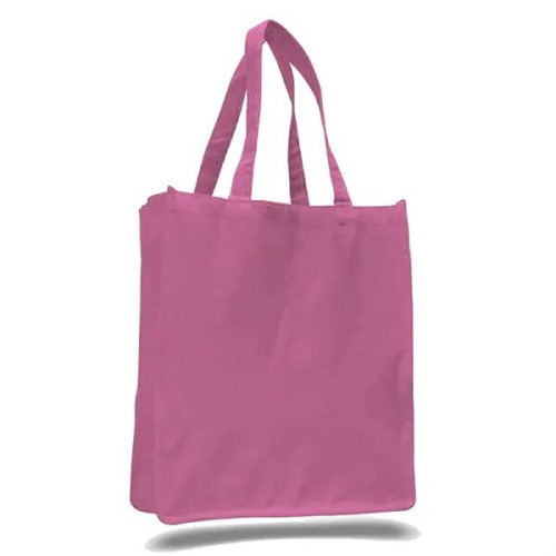 Canvas Jumbo Shopper Bag 14" W x 17" H w/7" Gusset