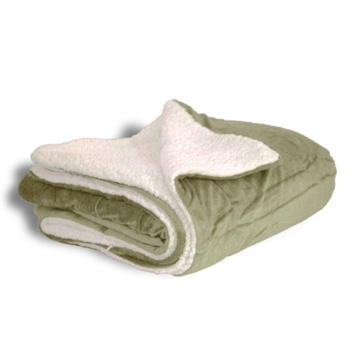 Micro Mink Solid Colors Sherpa 50" x 60" Blanket
