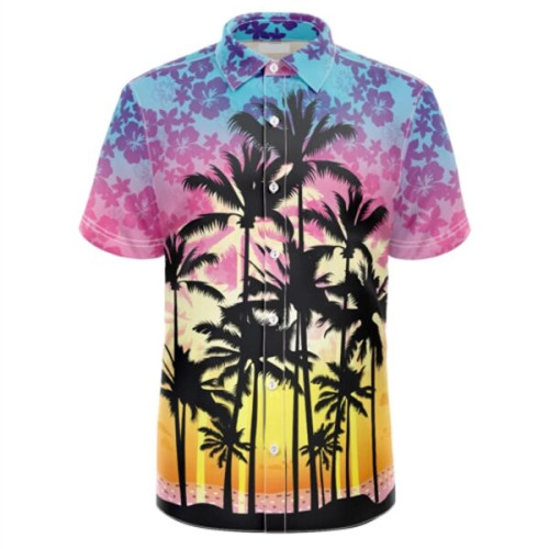 Unisex 135 GSM UV Resistant Sublimation Hawaiian Shirts