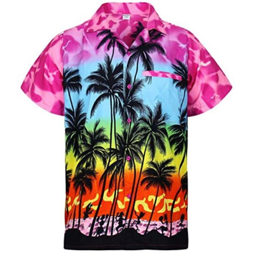 Unisex 135 GSM UV Resistant Sublimation Hawaiian Shirts