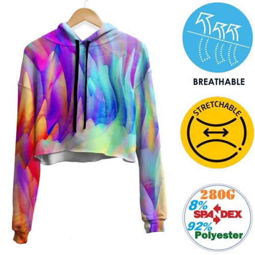 Women's 280 GSM Spandex Interlock Fleece Half Zipper Hoodie