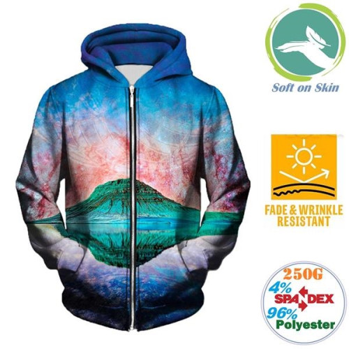 Unisex 250 GSM Comfort Fleece Sublimation Pullover Hoodies