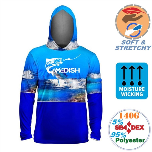 140G Milk silk Unisex Hooded long sleeve T-shirt