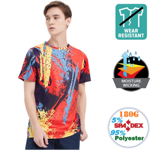 Unisex 180 GSM Spandex Milk Silk Performance T-Shirt