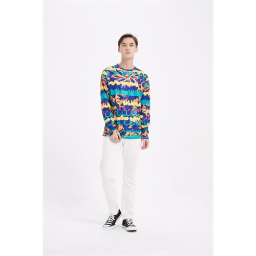 Unisex 180 GSM Spandex Milk Silk Long Sleeve T-Shirt