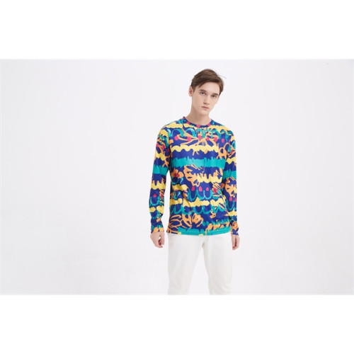 Unisex 180 GSM Spandex Milk Silk Long Sleeve T-Shirt