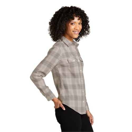 Port Authority Ladies Long Sleeve Ombre Plaid Shirt 4.6 oz.