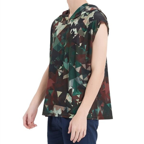 Unisex 180G Cotton Feel Jersey Knit Soft Sleeveless Hoodie