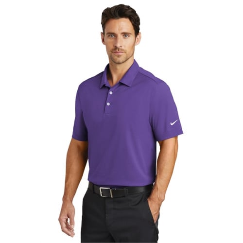 Nike Dri-FIT Vertical Mesh Polo w/ Screen Print 4.4 oz.