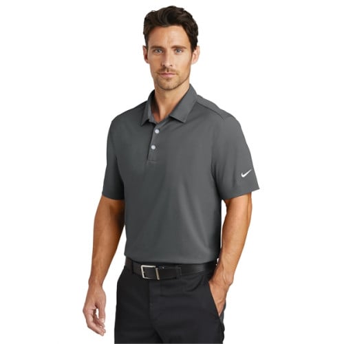 Nike Dri-FIT Vertical Mesh Polo w/ Screen Print 4.4 oz.