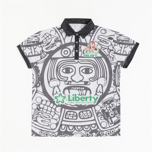 Women's 75D Pique Full Color Sublimation Polo